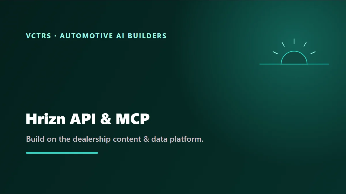 New Hrizn API/MCP Course Available
